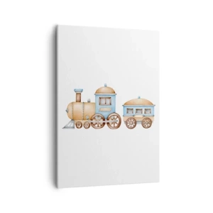 Obraz na plátne - Na dráhe stojí… - 50x70 cm