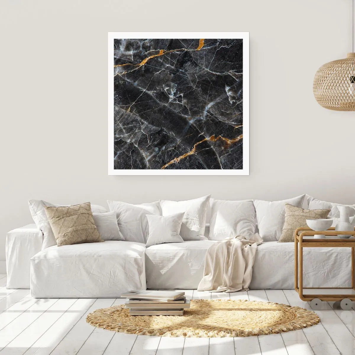 Plagát - Vnútorný život kameňa - 50x50 cm