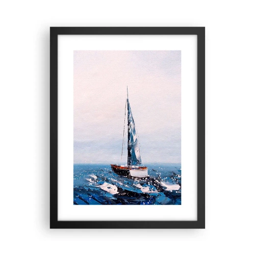 Plagát v čiernom ráme - Bratstvo vetra - 30x40 cm