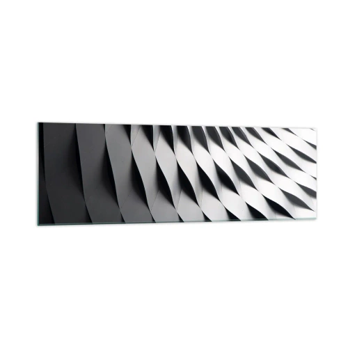 Obraz na skle - Na hladine vĺn - 160x50 cm