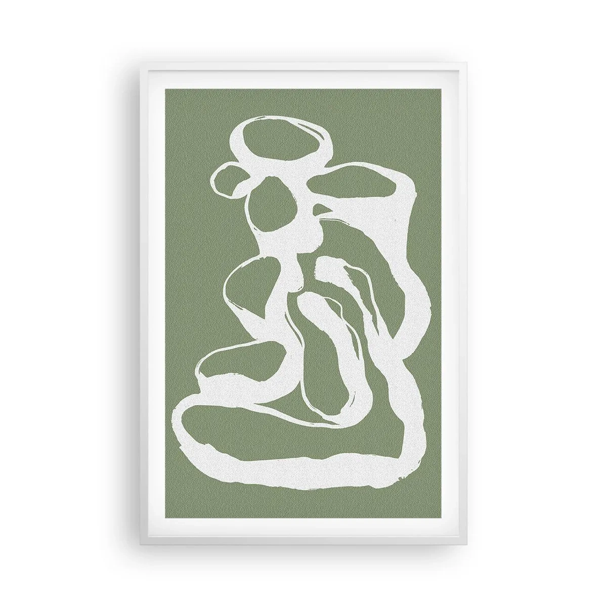 Plagát v bielom ráme - Volanie priestoru - 61x91 cm