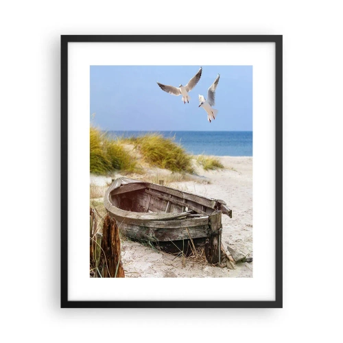 Plagát v čiernom ráme - Vetrom ožiarené - 40x50 cm