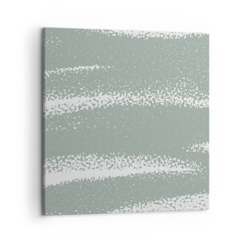 Obraz na plátne - Abstrakcia v zimnom štýle - 50x50 cm