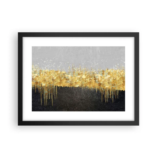 Plagát v čiernom ráme - Dovnútra a nahor - 40x30 cm