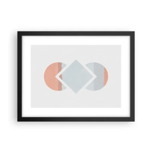 Plagát v čiernom ráme - Situácia je jasná - 40x30 cm