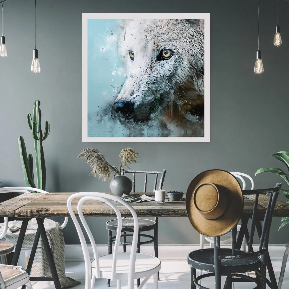 Plagát - Zoznámte sa s vlčou dušou - 50x50 cm