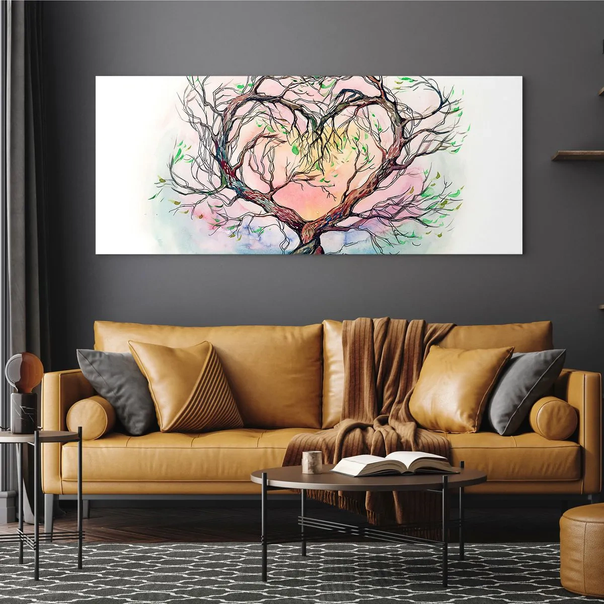 Obraz na skle - Spoločne proti víchriciam - 100x40 cm