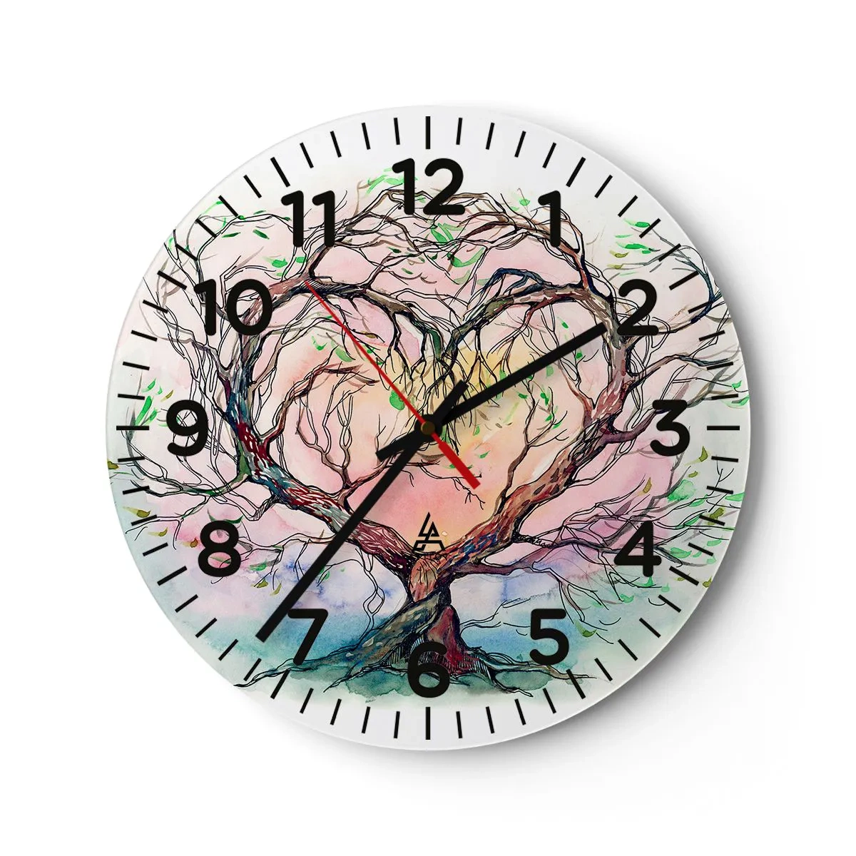 Nástenné hodiny - Spoločne proti víchriciam - 30x30 cm