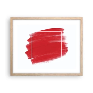 Plagát v ráme zo svetlého duba - Mimo rám - 50x40 cm