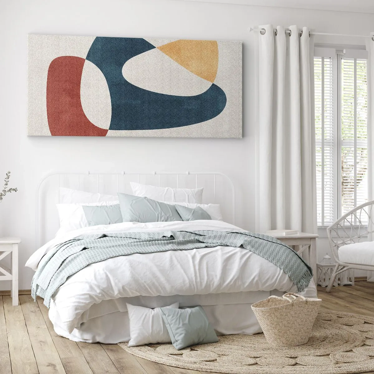 Obraz na plátne - Vplyvy a metamorfózy - 100x40 cm