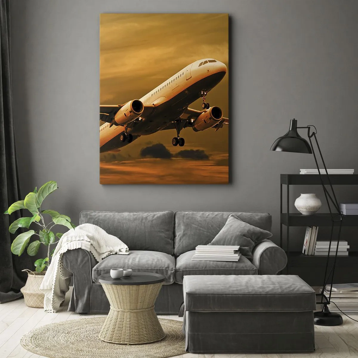 Obraz na plátne - Let smerom k slnku - 50x70 cm