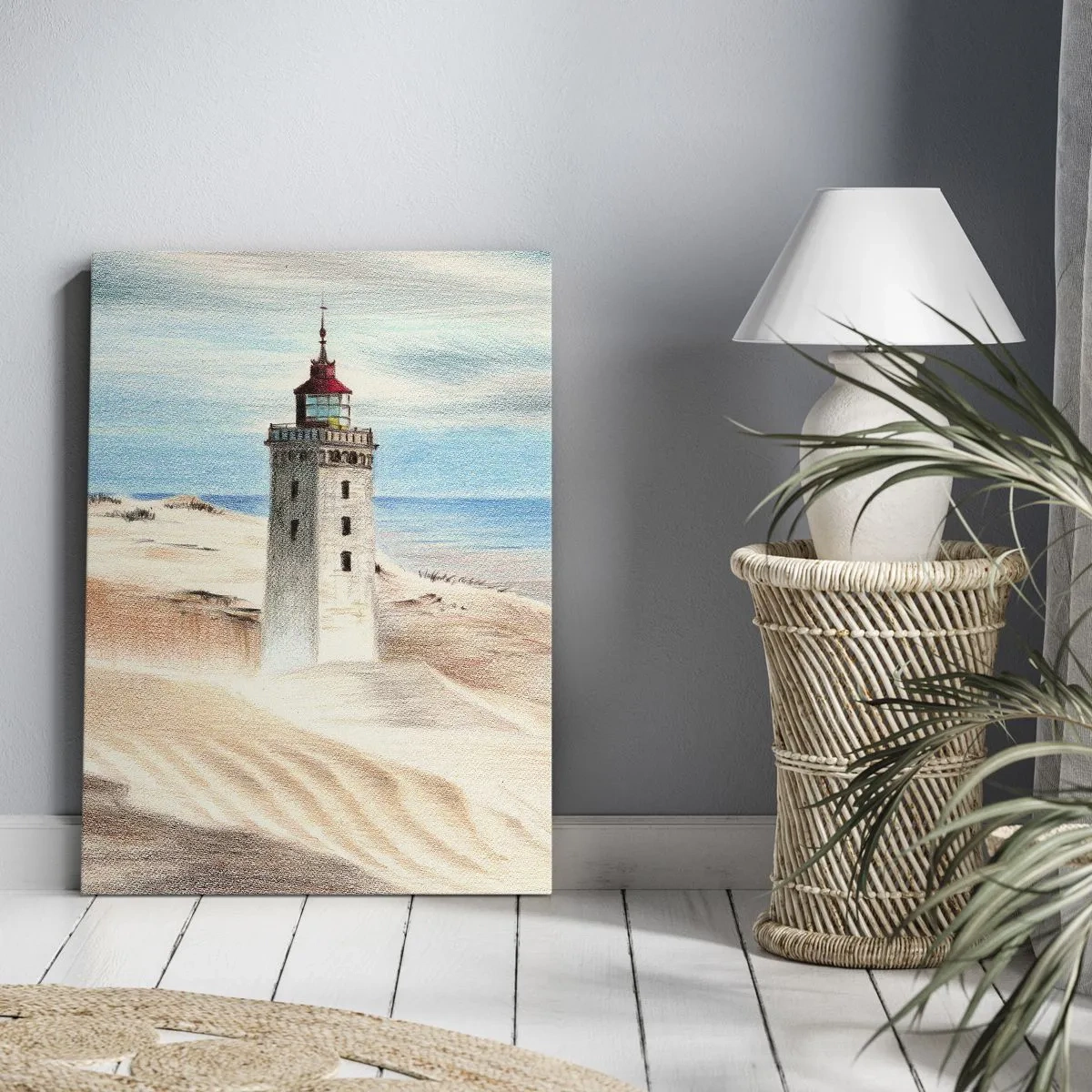Obraz na plátne - Vždy hľadí na more - 50x70 cm