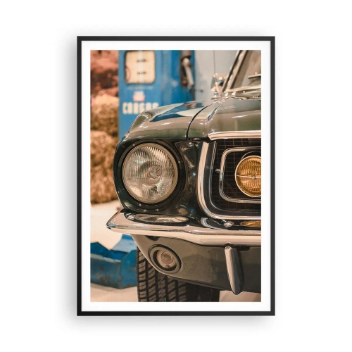 Plagát v čiernom ráme - Stretnutie s legendou - 70x100 cm