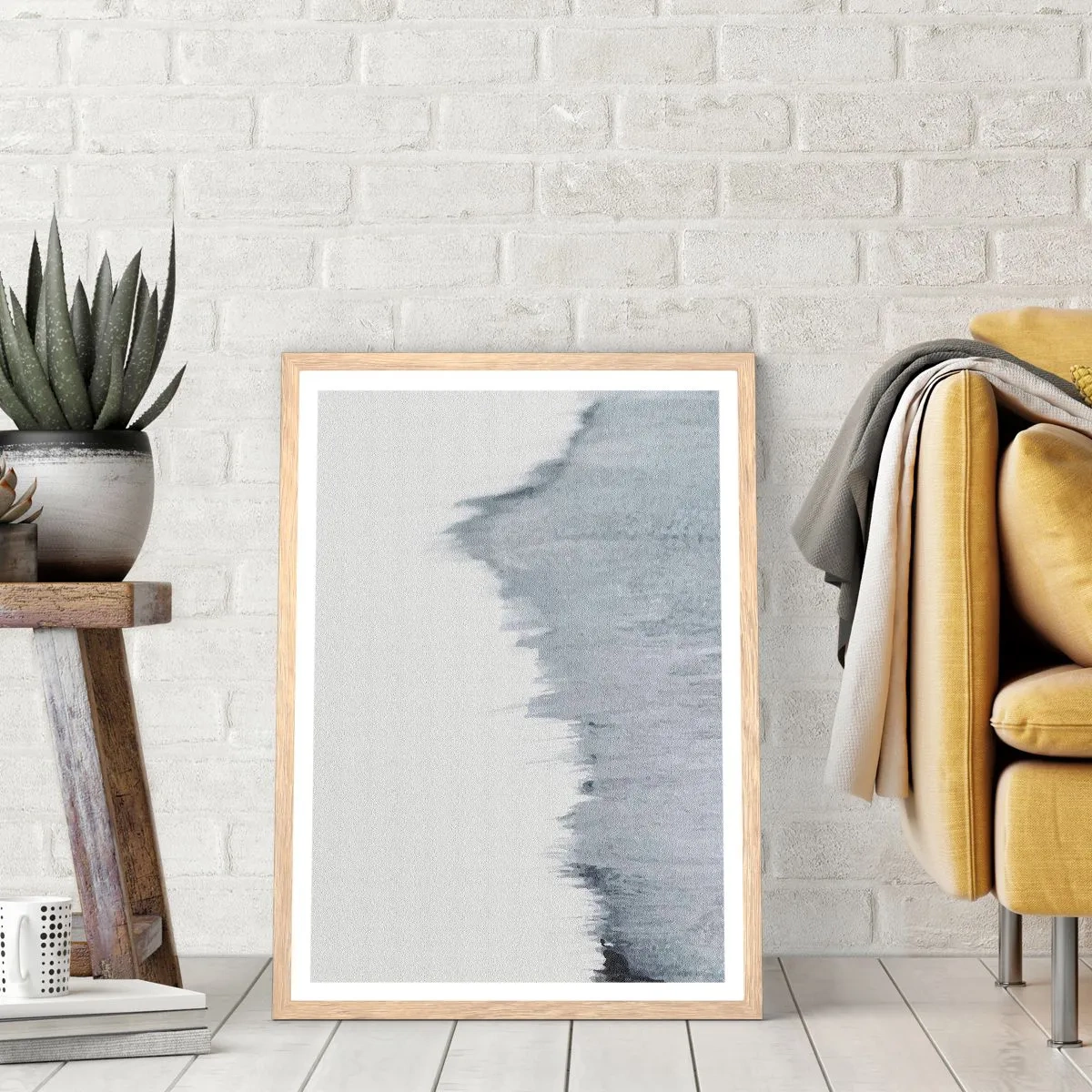 Plagát v ráme zo svetlého duba - Tajomný záznam - 61x91 cm