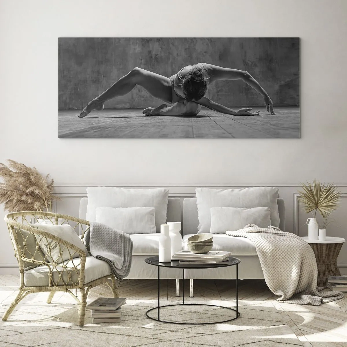 Obraz na skle - Nájdená symetria - 120x50 cm