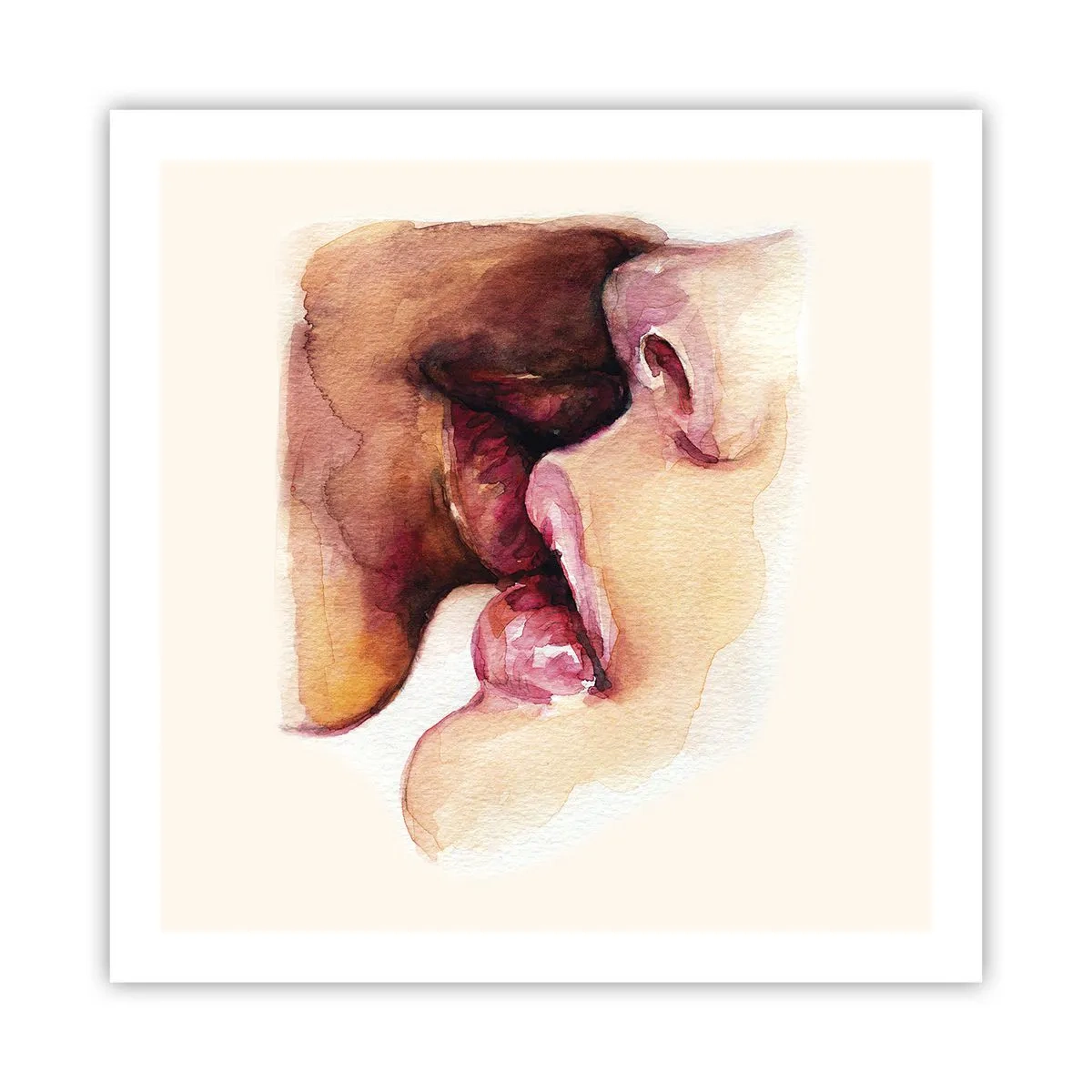 Plagát - Ako noc a deň, zem a nebo - 60x60 cm
