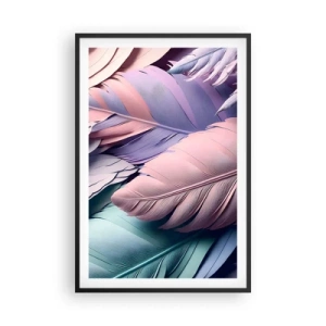 Plagát v čiernom ráme - Vtáčí štýl - 61x91 cm