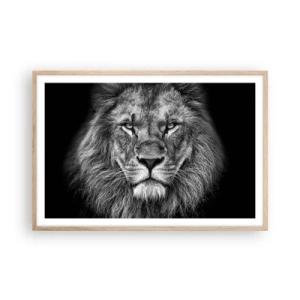 Plagát v ráme zo svetlého duba - V korunovačnom odeve - 91x61 cm