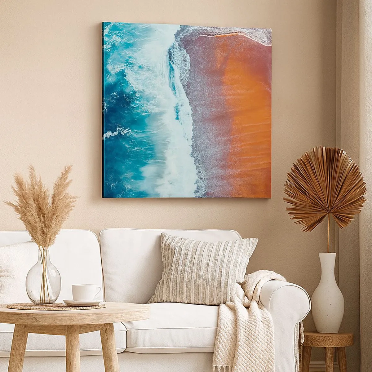 Obraz na plátne - Dotyk oceánu - 30x30 cm