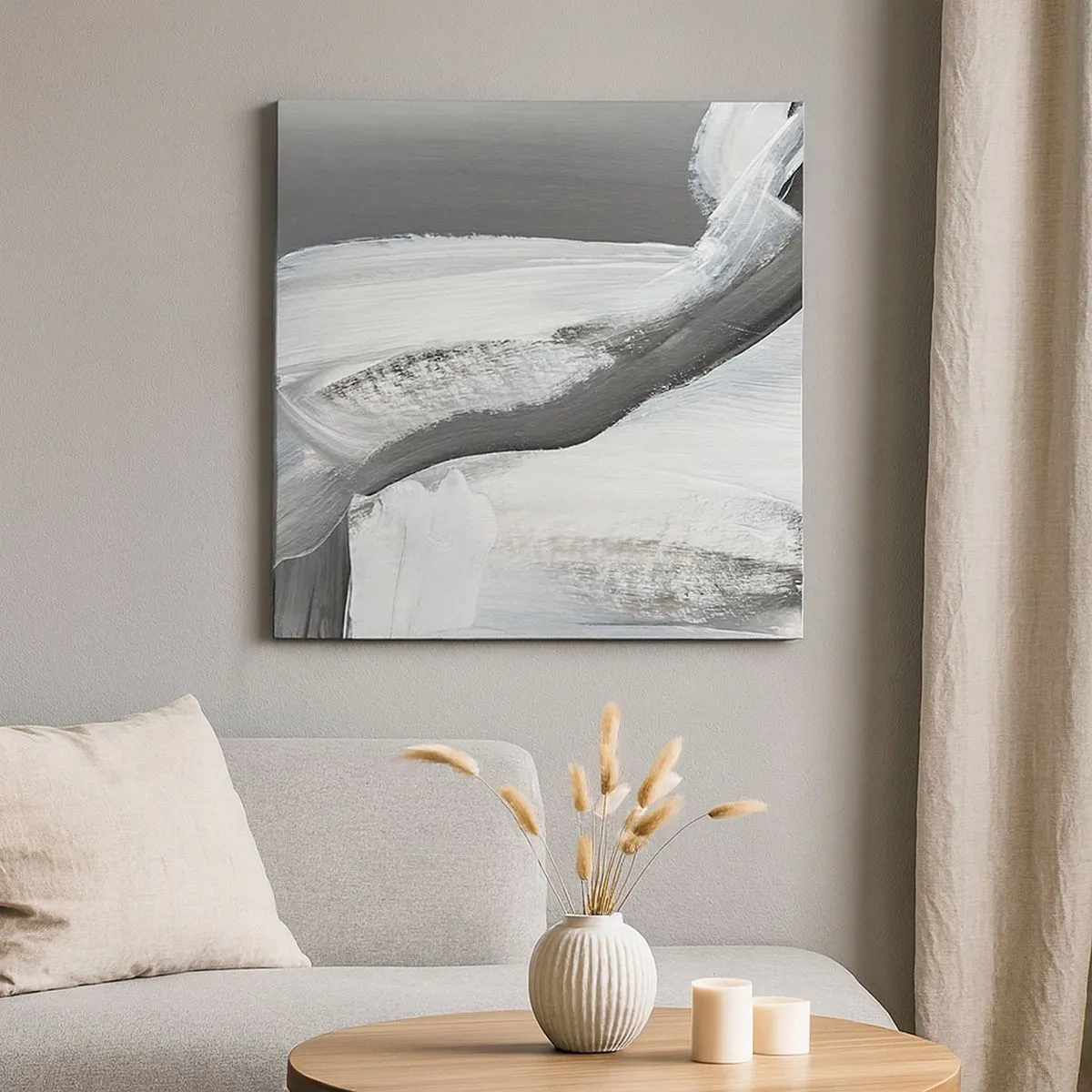 Obraz na plátne - Pevným pohybom - 30x30 cm