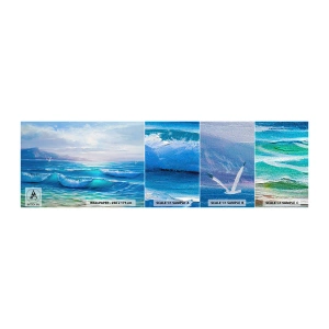 Vzorka Fototapeta Standard Eco - Prináša ukojenie - Abstrakcia, More, Grafika - 100x30 cm