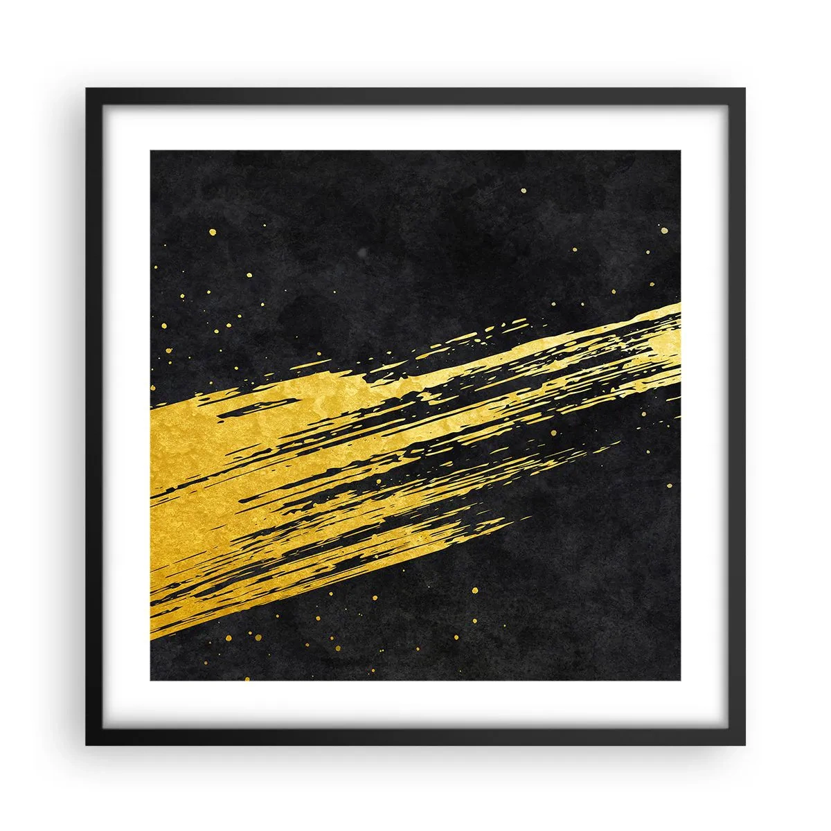 Plagát v čiernom ráme - Skok do hyperpriestoru - 50x50 cm