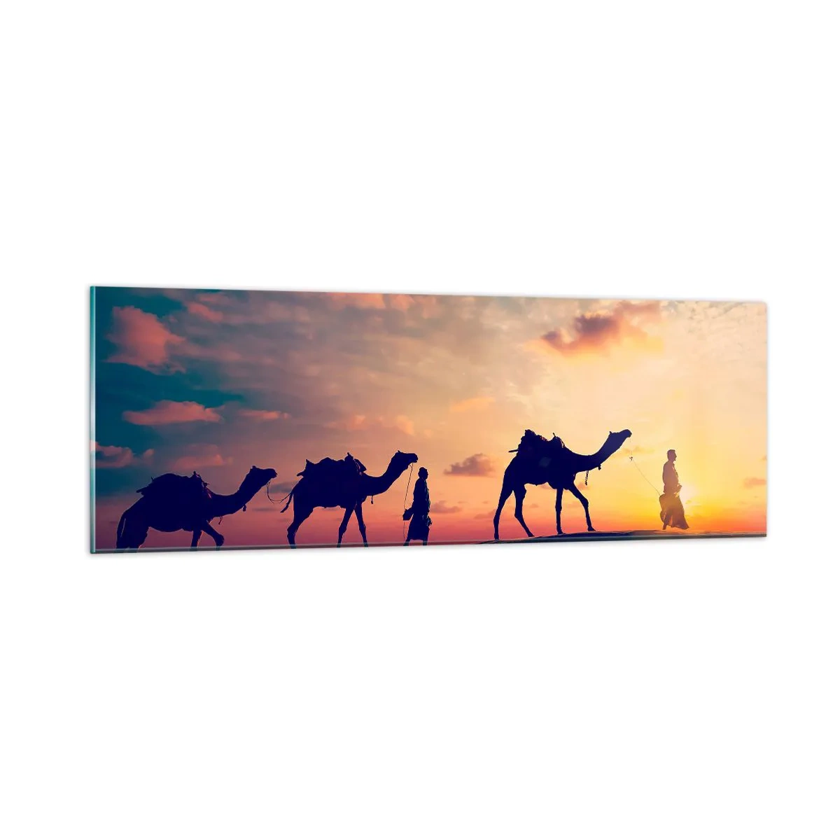 Obraz na skle - Tajomný duch orientu - 90x30 cm