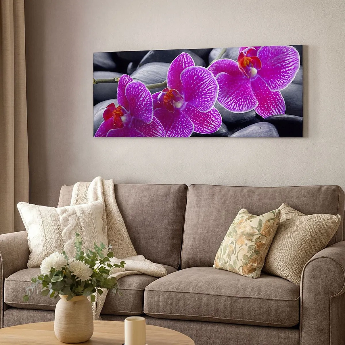 Obraz na plátne - Kamene sa rozžiarili nadšením - 100x40 cm