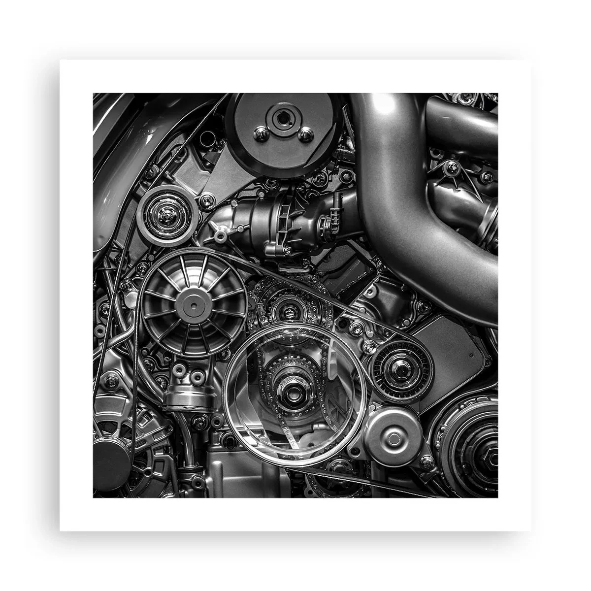 Plagát - Poézia mechaniky - 50x50 cm
