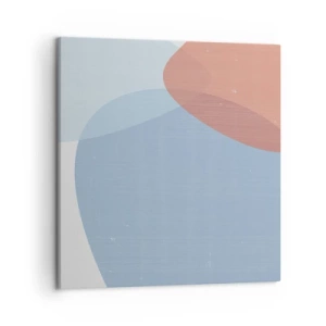 Obraz na plátne - Pastelové vzťahy - 50x50 cm