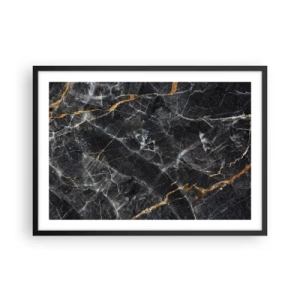 Plagát v čiernom ráme - Vnútorný život kameňa - 70x50 cm