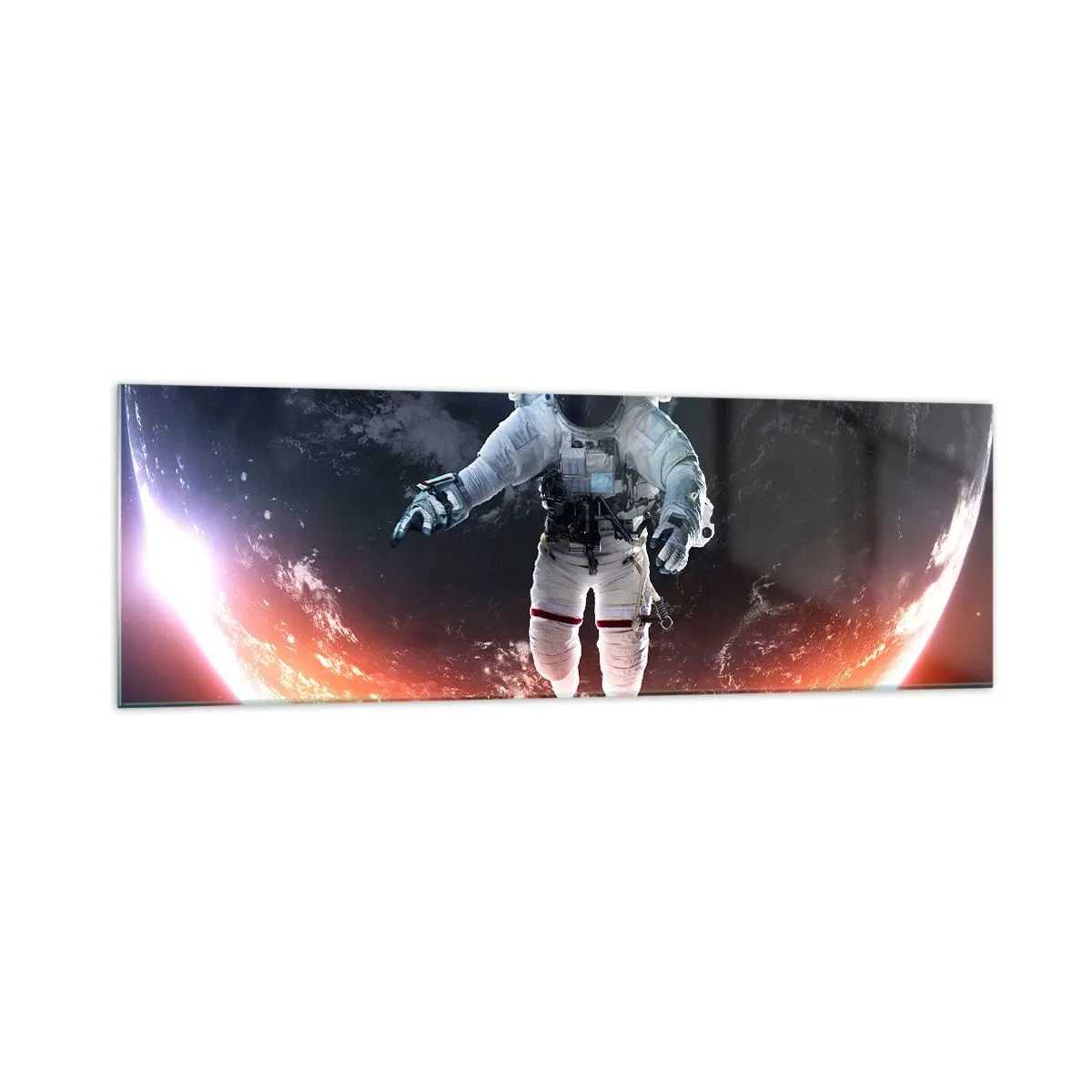 Obraz na skle - Môžem zostať ešte chvíľku? - 160x50 cm