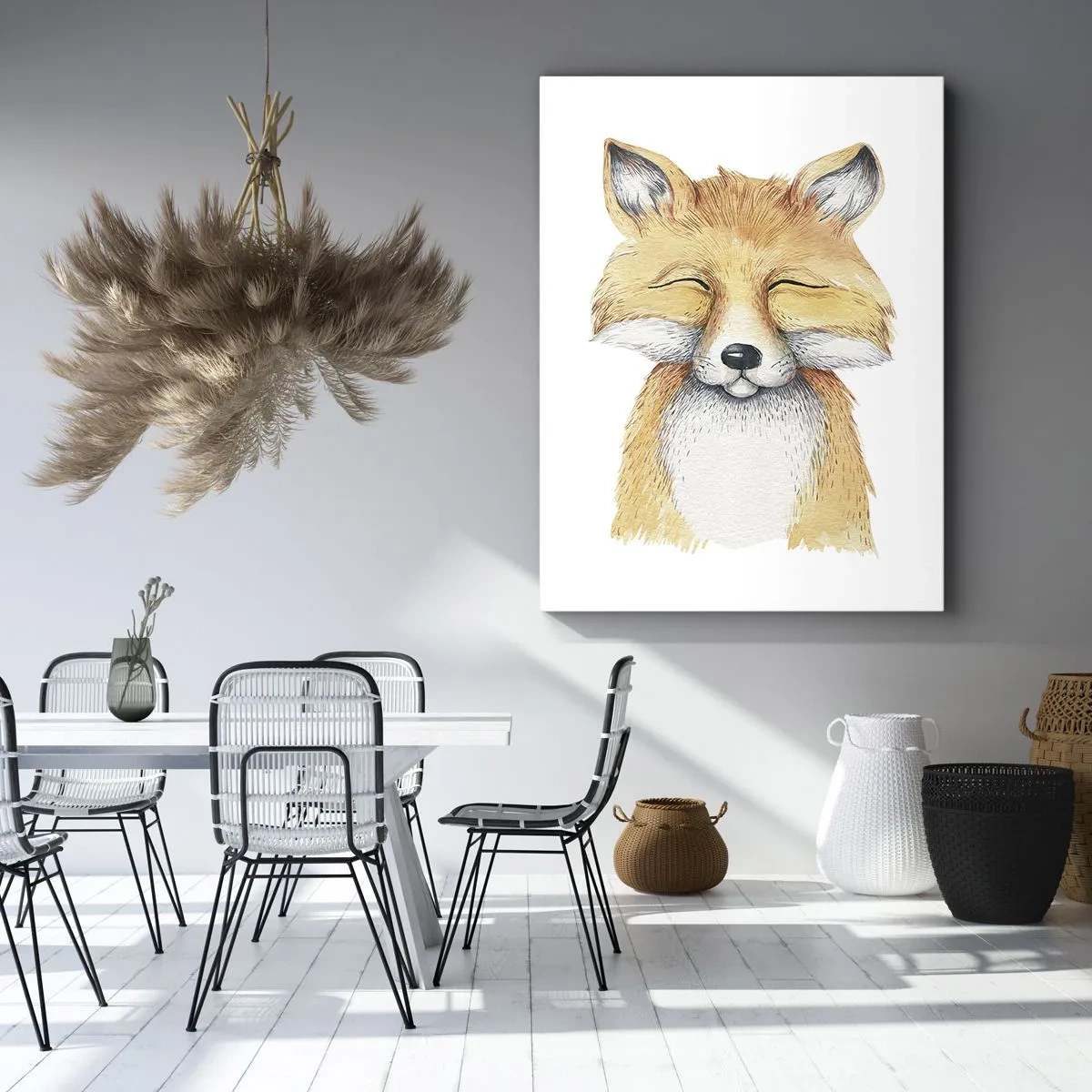 Obraz na plátne - Líščia rozladenosť - 70x100 cm