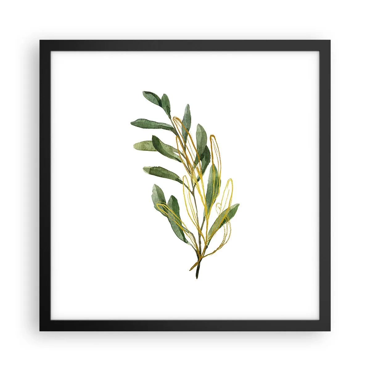 Plagát v čiernom ráme - Všetko, čo je dobré - 40x40 cm