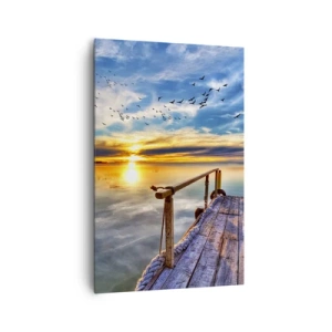 Obraz na plátne - Vietor ide odpočívať - 80x120 cm