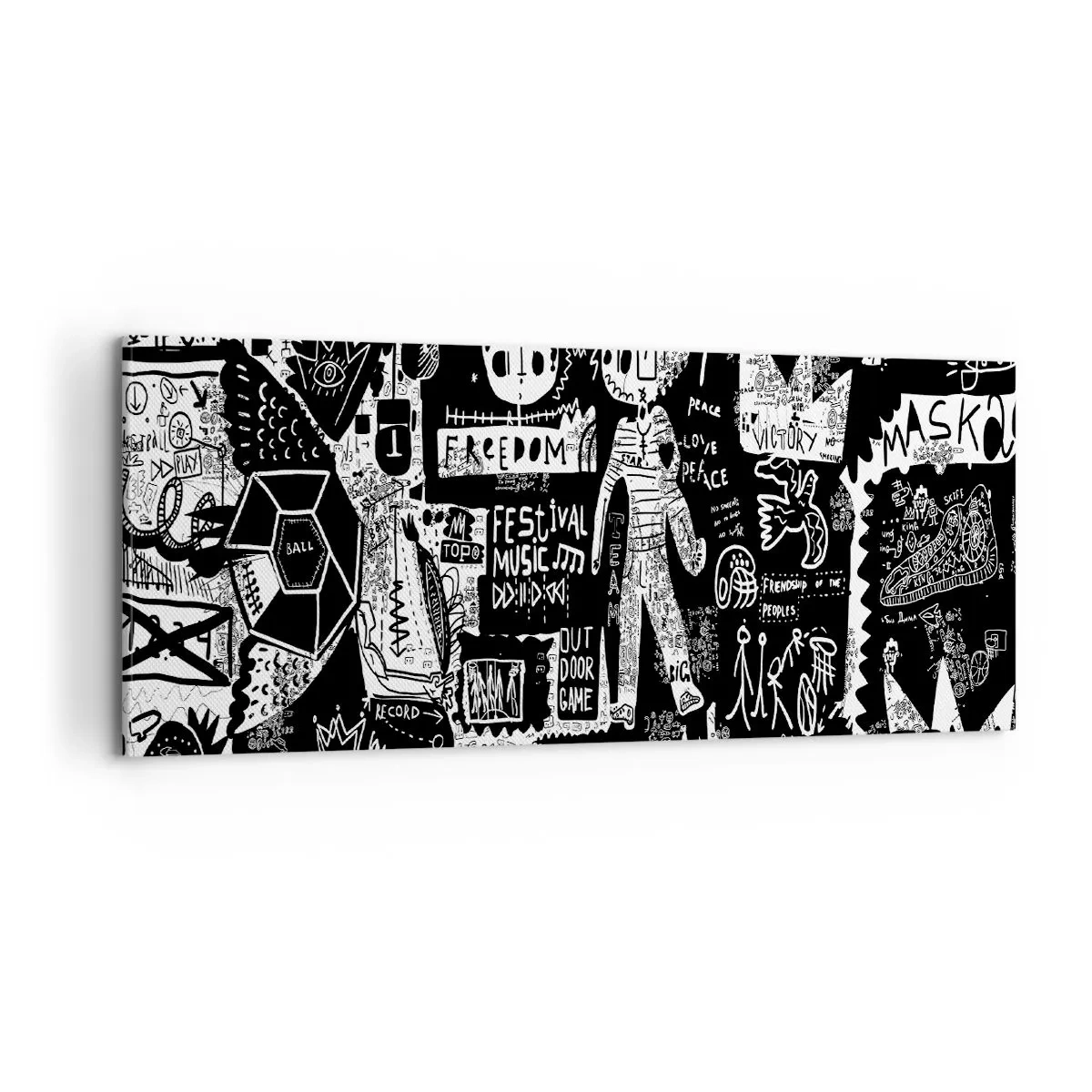 Obraz na plátne - Práva a radosti duševnej mladosti - 100x40 cm