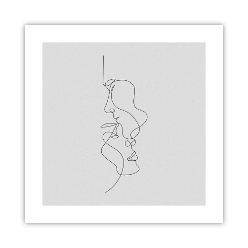 Plagát - Žiar vášnivých túžob - 40x40 cm