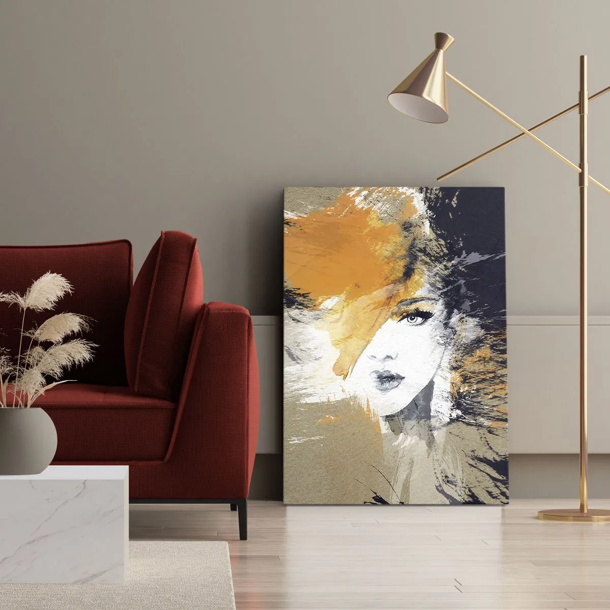 Obraz na plátne - A je svetlo - 50x70 cm