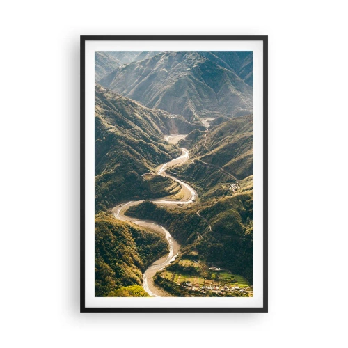 Plagát v čiernom ráme - Priamo zo srdca hôr - 61x91 cm