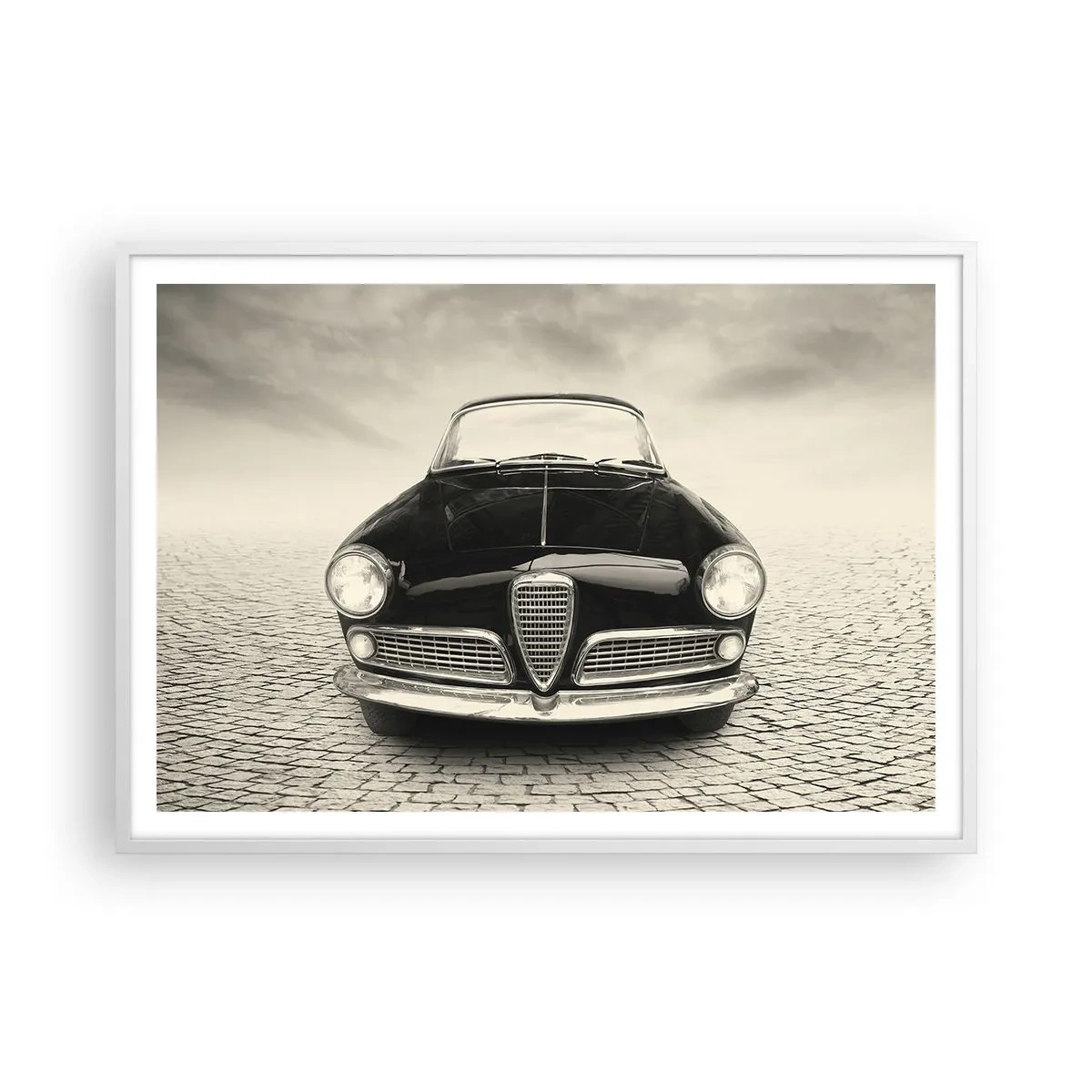 Plagát v bielom ráme - Ako ma nemilovať? - 100x70 cm