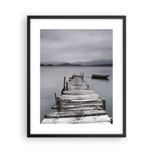 Plagát v čiernom ráme - Zajtra môžeš vyraziť - 40x50 cm