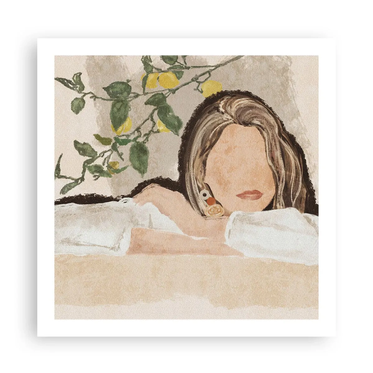 Plagát - Kráska z juhu - 60x60 cm