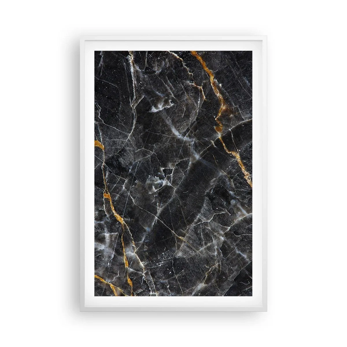 Plagát v bielom ráme - Vnútorný život kameňa - 61x91 cm