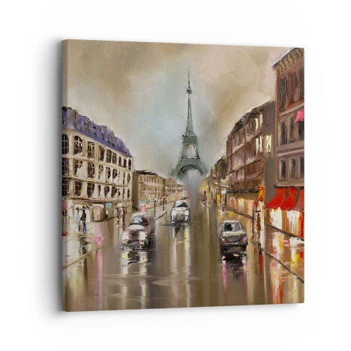Obraz na plátne - Počíta sa iba ona - 30x30 cm