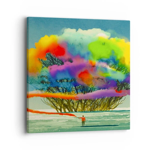 Obraz na plátne - Oživiť tento svet - 40x40 cm