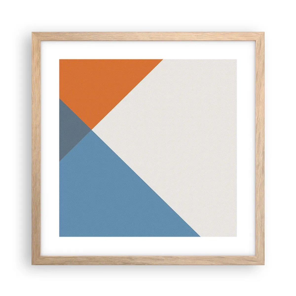 Plagát v ráme zo svetlého duba - Pod uhlom… - 40x40 cm