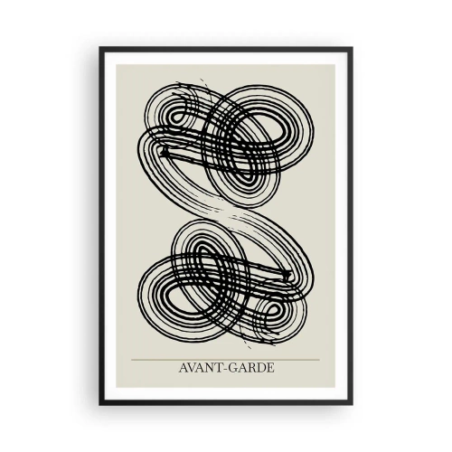Plagát v čiernom ráme - Vyšlo to spontánne - 70x100 cm