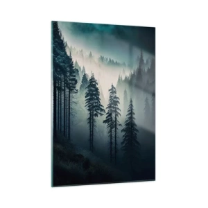 Obraz na skle - Horské ráno - 50x70 cm