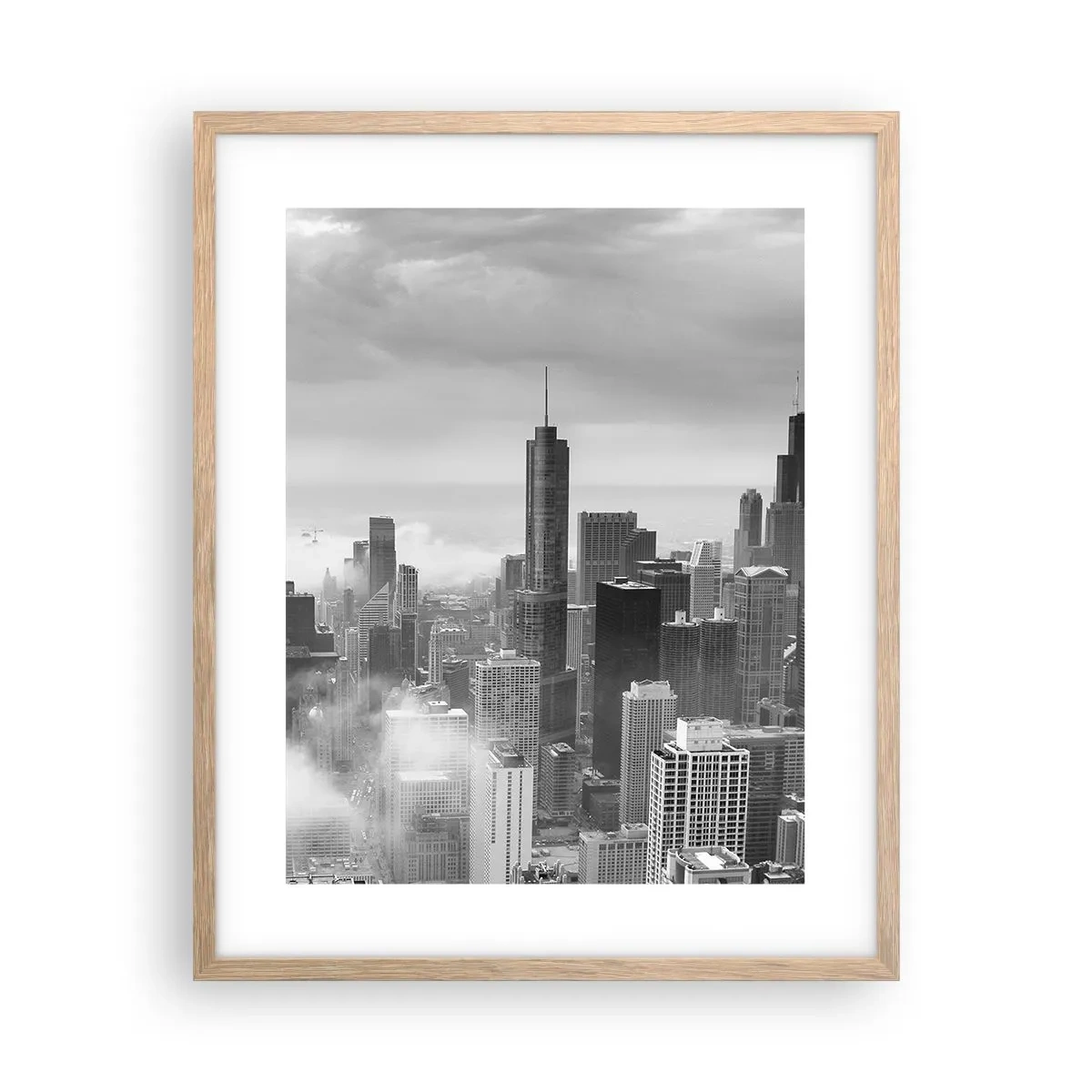 Plagát v ráme zo svetlého duba - Americká krajina - 40x50 cm