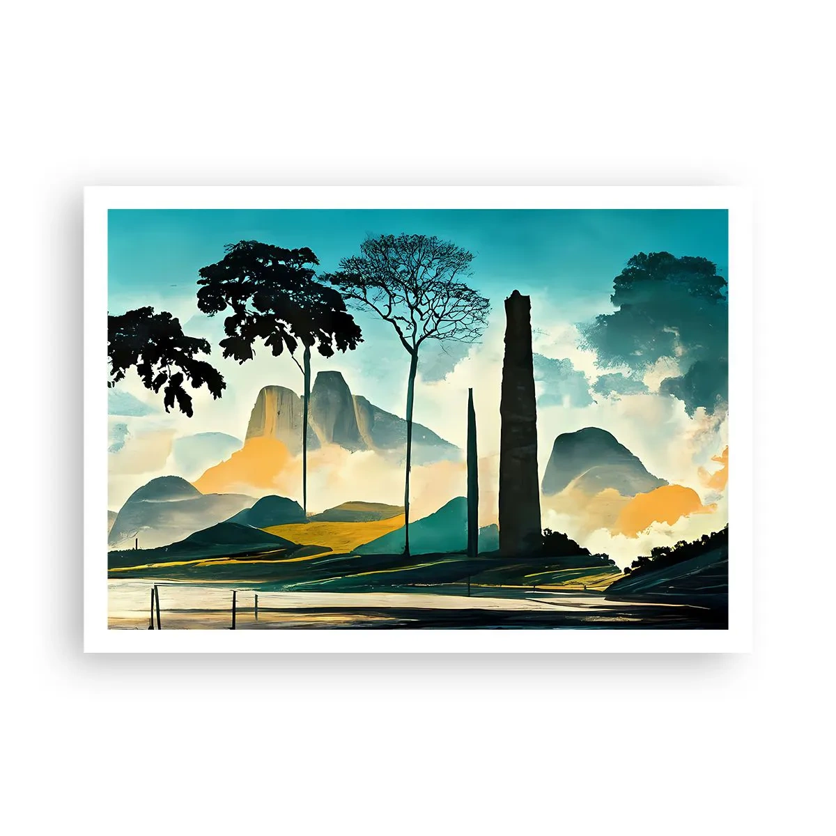 Plagát - Vyššie a vyššie - 100x70 cm